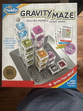 Think! Gravity Maze Marble Logic Game - Multicolor